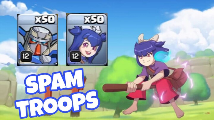 Spam troops sampe Lag parahh 🥶🔥