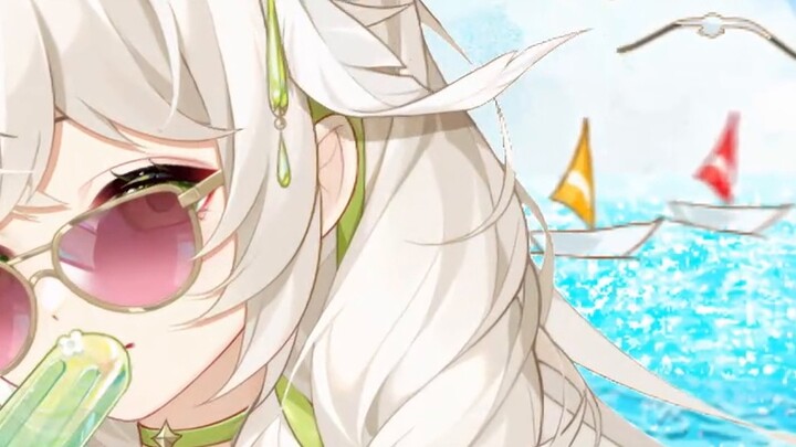 【Live2D model display】It’s a heart-pounding feeling…♥ This swimsuit is so good!