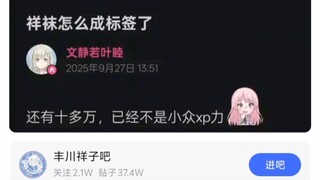 祥袜怎么成标签了？已经不是小众xp了【丰川祥子吧】已获得动态发帖人授权