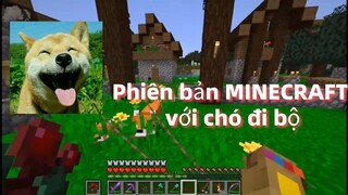 MINECRAFT| Phiên bản MINECRAFT với chó đi bộ| Lộc Zutaki