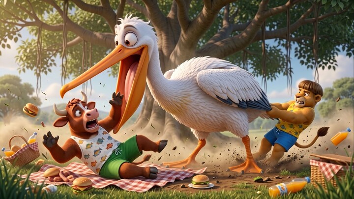 The Lion & The Cow 🦁 | A Friendship Worth $1 Million! | 3D Cartoon