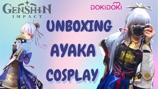 UNBOXING GENSHIN IMPACT AYAKA COSPLAY [DOKIDOKI]