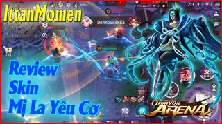 🌸Onmyoji Arena: IttanMomen Review Skin (Mị La Yêu Cơ) Màu Xanh Huyền Bí Quá Chất