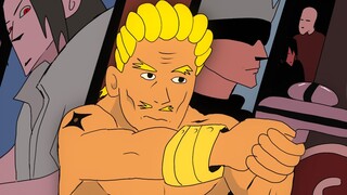 "Keterampilan" League Thunder's Fury VS Sasuke Kai yang dilukis dengan tangan lebih unggul dan ini m