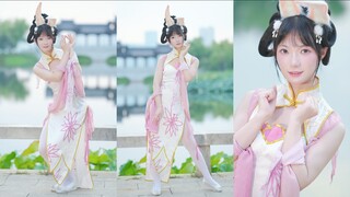 【แนวตั้ง】เจ้ากระต่ายหยกตัวน้อยขาวโพลน กระโดดโลดเต้นน่ารักจริงๆ♬ ตำหนักกว่างฮัน [กองหิมะ] ขอบคุณผู้ติ