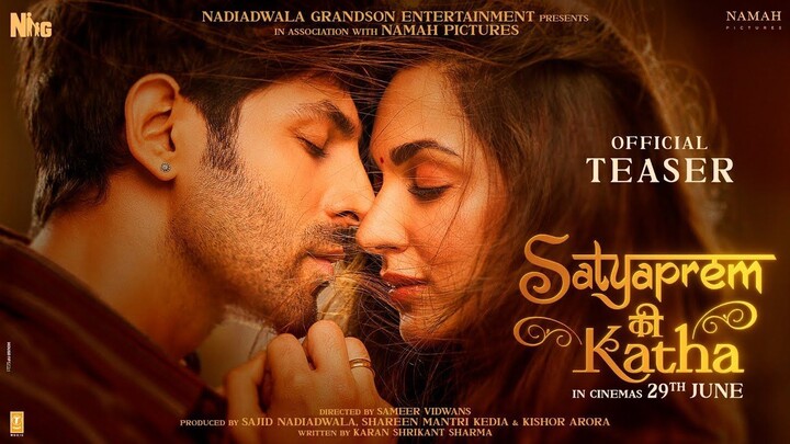 Satya Prem Ki Katha | Official Teaser | Kartik & Kiara | Sajid Nadiadwala | Namah Pictures|29th June