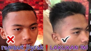 cara agar rambut tidak jigrak pria | supaya bisa tidur dan mudah disisir