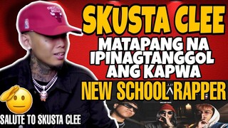 SKUSTA CLEE IPINAGTANGGOL ANG KAPWA NEW SCHOOL RAPPER | 8 BALLIN'