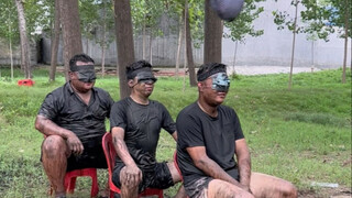 Blindfolded Challenge: Water Bomb Impact!