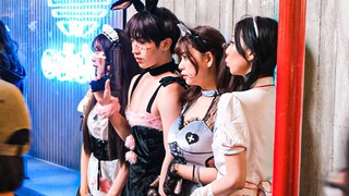 日本万圣节现场 大型COSPLAY