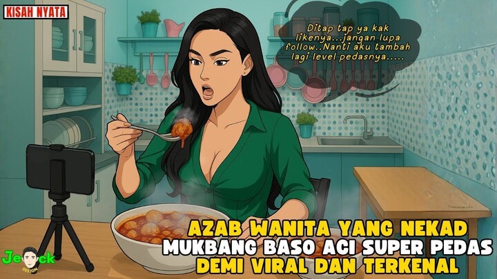 AZAB WANITA YANG NEKAD MUKBANG BASO ACI SUPER PEDAS DEMI VIRAL DAN TERKENAL