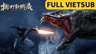 Bản Vietsub | Khiêu Đăng Trảm Xà Lục - Sword And Fire | Chàng thư sinh yếu đuối chống rắn khổng lồ