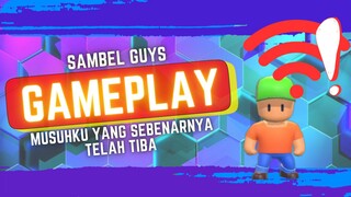 PING MERAH MEMBUATKU MARAH🤬- STUMBLE GUYS GAMEPLAY