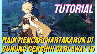 [Genshin, Tutorial]Main Genshin dari 0, mencari harta di gunung 10