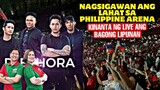 Nagsigawan at nagtayuan sa Philippine Arena ng kantahin ang Bagong Lipunan