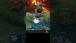 Be silent let success make the noise 🤫💪#mobilelegends #mlbb #layla #india #usa #philippines
