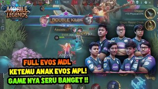 FULL EVOS MDL KETEMU ANAK EVOS MPL DI RANKED! AUTO GAME SERU WKWK - Mobile Legends