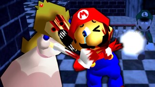 PRINCESS PEACH IS KILLING MARIO IN THIS MARIO 64 HORROR GAME!