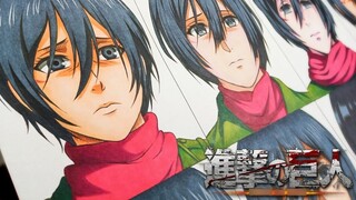 How can you draw Mikasa Ackerman using 12 anime styles?