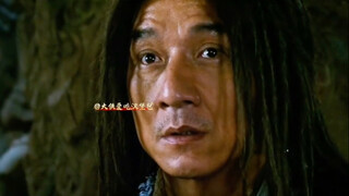 How did the director convince Jackie Chan to act in this scene?