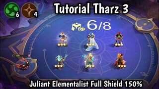 Tutorial Tharz 3 Julian Elementalist Full Shield Unlimited Ulti Easy Winstreak |Magic Chess Bangbang