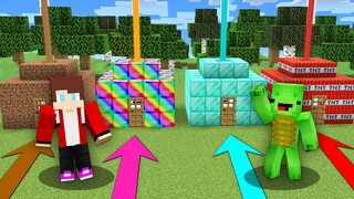 IF YOU CHOOSE THE WRONG HOUSE, YOU DIE in Minecraft Challenge Funny Pranks - Maizen