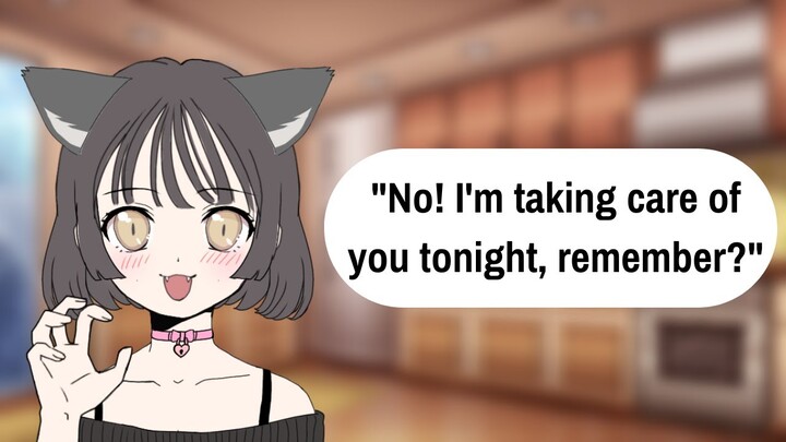 [ASMR Roleplay] Your Neko Tries to Take Care of You After a Long Day [F4A] [Wholesome] [Comfort]