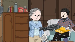 Mrs. Bi thought I was the one who leaked the secret and came to her house, but she ran away in a hur