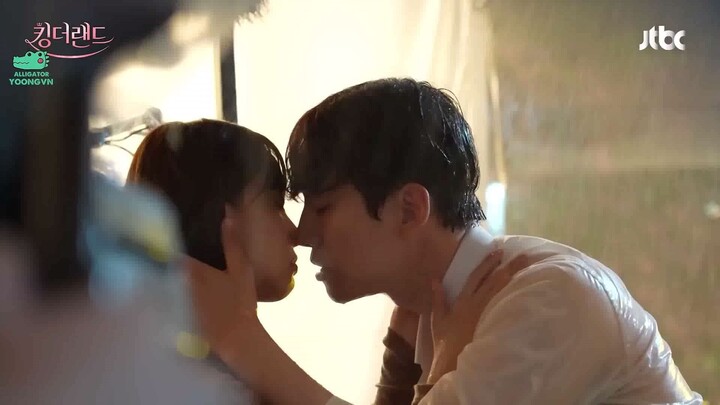 [Vietsub] Hậu trường King The Land ep 7-8 Nụ hôn đầu của Sarang và Guwon