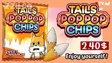 Tails Pop Pop Chips - sweet cinnamon