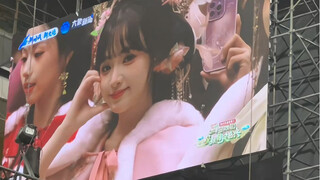 上河南卫视大屏幕啦～