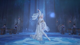 《尘世曼舞-万象长安》布料方面，真的吹爆三代潇湘，这才是纱啊！