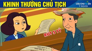 KHINH THƯỜNG CHỦ TỊCH - QUÀ TẶNG Ý NGHĨA ► Phim Hoạt Hình Mới Nhất - Truyện Cổ Tích - Phim Hay