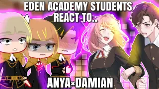 Eden academy reacts to Anya x Damian||Anya×Damian||Spy x family🔍||itsofficial_aries ✨