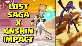 LOST SAGA X GENSHIN IMPACT