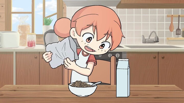 【Anime】It's just a video about a kid having breakfast