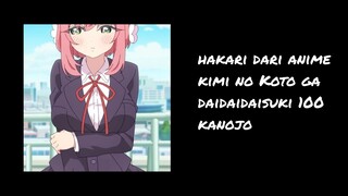 SMA tapi g cup 🗿 [draw hakari dari anime Kimi no koto ga daidaidai Suki 100 kanojo]