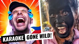 When FILIPINOS make singing more fUN! KARAOKE challenge with NO S! HONEST REACTION