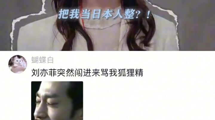 นี่ก็เท่ากับว่าหลิวอี้เฟยจู่ๆ ก็บุกเข้ามาด่าฉันว่าเป็นนางปีศาจสุนัขจิ้งจอก