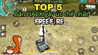 Free Fire | TOP 5 bản hack Free Fire ức chế nhất | Đăng SÓC TV