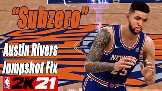 Austin River Jumpshot Fix NBA2K21 with Side-by-Side Comparison