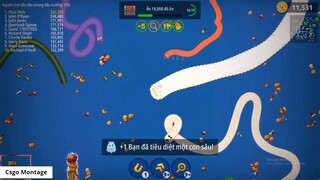 Worms Zone.io Rắn Săn Mồi #095 _ Noel tới rồi chơi rắn săn mồi thôi các bạn _ 23