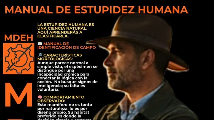 MANUAL DE ESTUPIDEZ HUMANA (MDEH) | Guía de campo para observar al primate humano | JMU-Podcasts