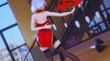 [Azur Lane]สาวสวยในชุดกี่เพ้าแดงร่ายรำเพลง ฝากความคิดถึงไปกับแสงจันทร์