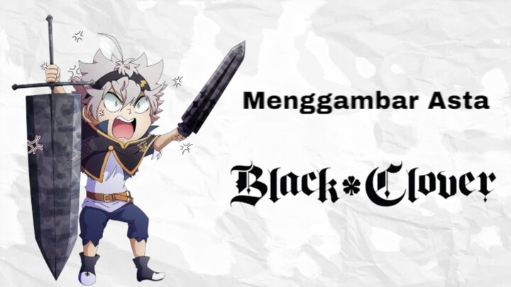 Drawing Asta - Black clover
