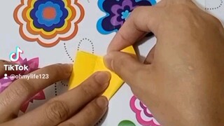 How to make 6 petals paper flower