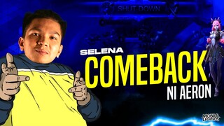 ANG SELENA COMEBACK NI AERON (Aeron Mobile Legends Full Gameplay)