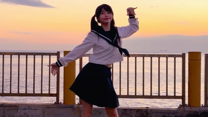 I happily danced by the sea!!!