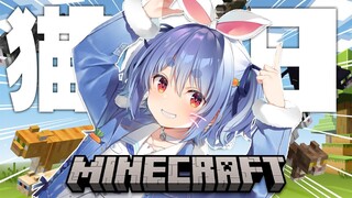 【Minecraft】復活の兎田！！！猫の日だし猫222匹捕まえる！！！！！！！！！ぺこ！【ホロライブ/兎田ぺこら】