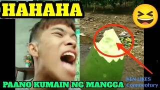 PINOY FUNNY VIDEOS, 😆 PINOY FUNNY MEMES, FUNNY VINES :Paano kumain ng mangga, pati buto kinain 😂